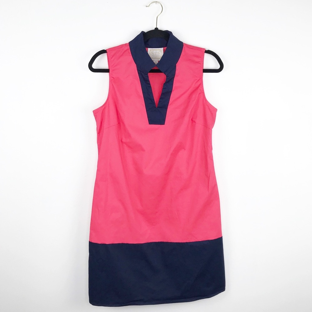 Sail to sable colorblock sheath dress